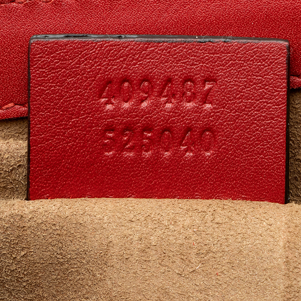 Gucci GG Supreme Padlock Small Shoulder Bag (SHF-19759)