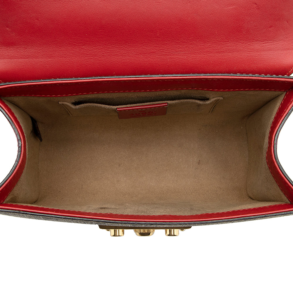 Gucci GG Supreme Padlock Small Shoulder Bag (SHF-19759)