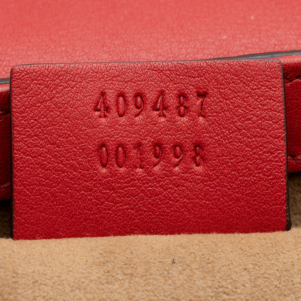 Gucci GG Supreme Padlock Small Shoulder Bag (SHF-20632)