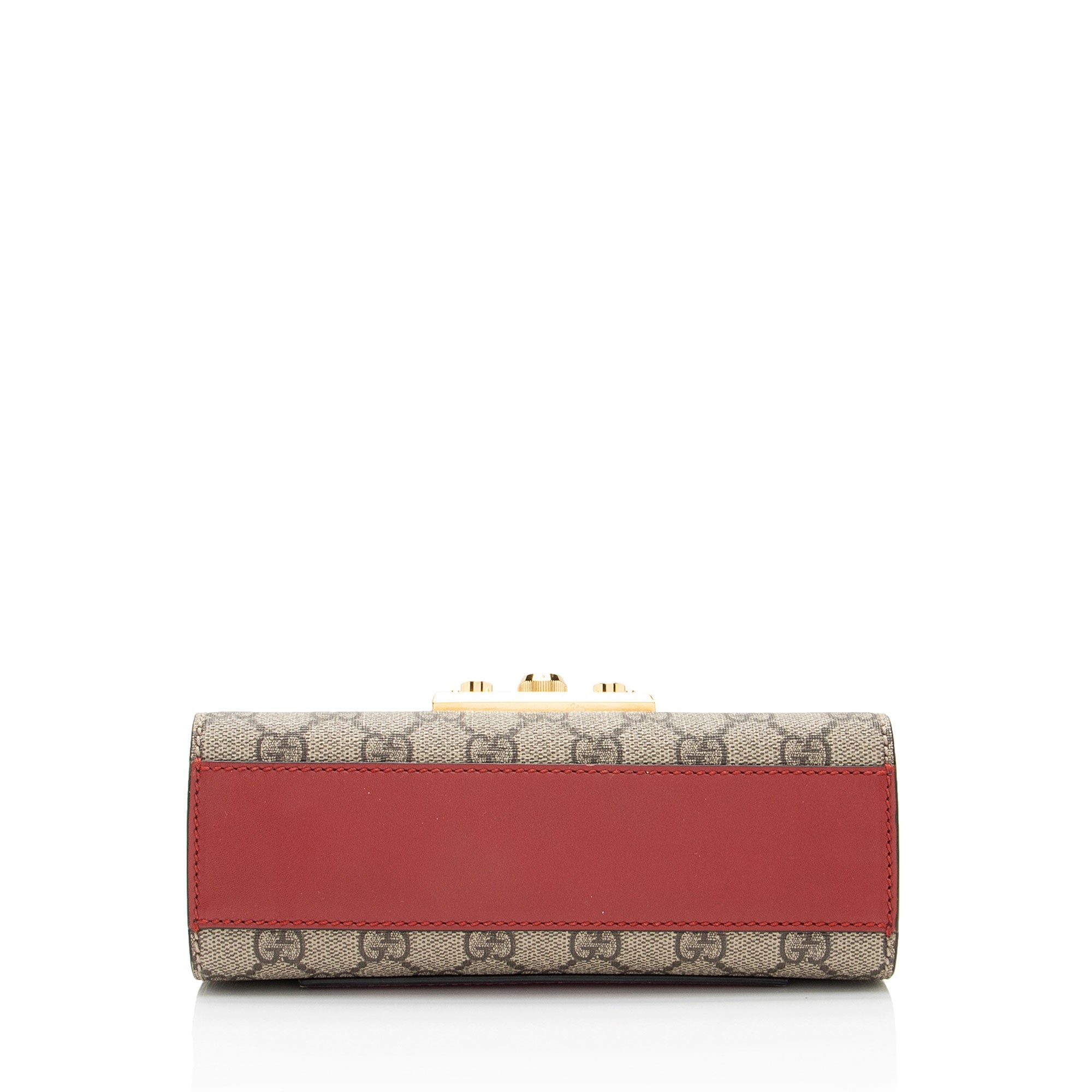 Gucci GG Supreme Padlock Small Shoulder Bag (SHF-FvSIKl)