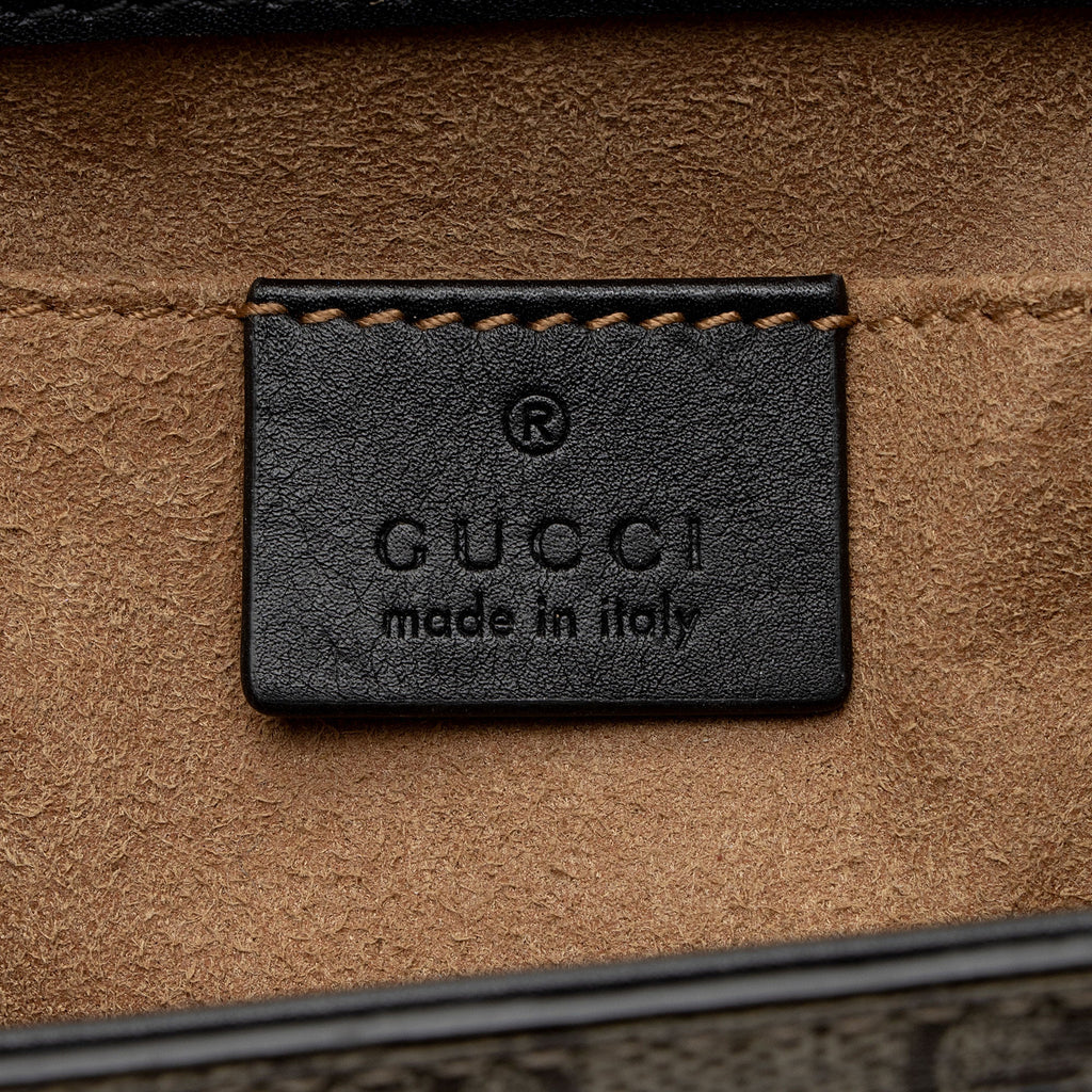 Gucci GG Supreme Padlock Small Shoulder Bag (SHF-pQQH48)