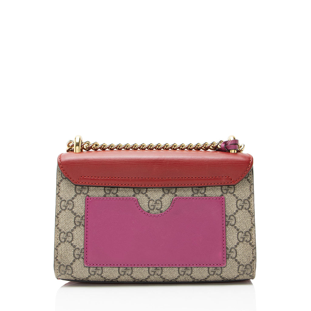 Gucci GG Supreme Padlock Small Shoulder Bag
