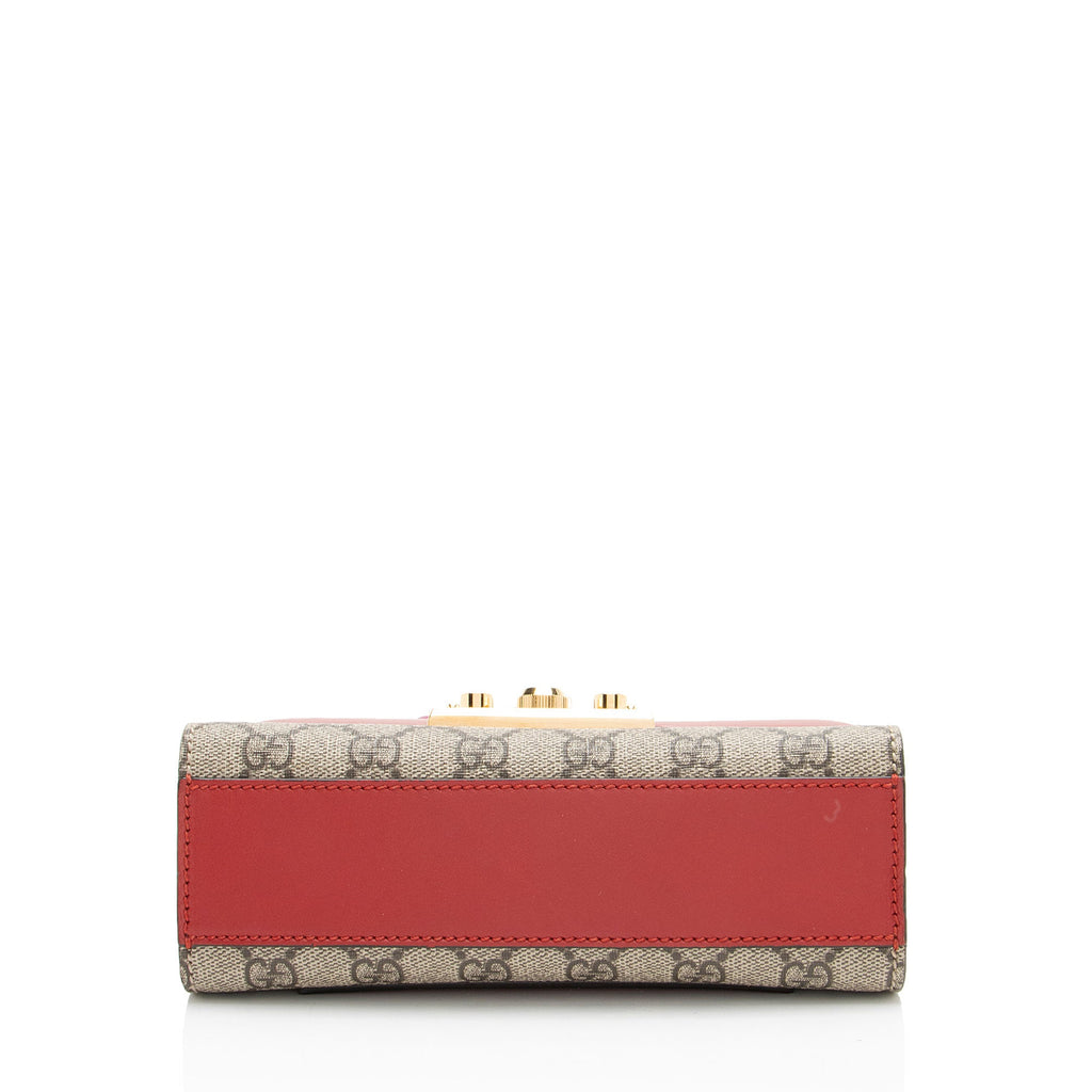 Gucci GG Supreme Padlock Small Shoulder Bag