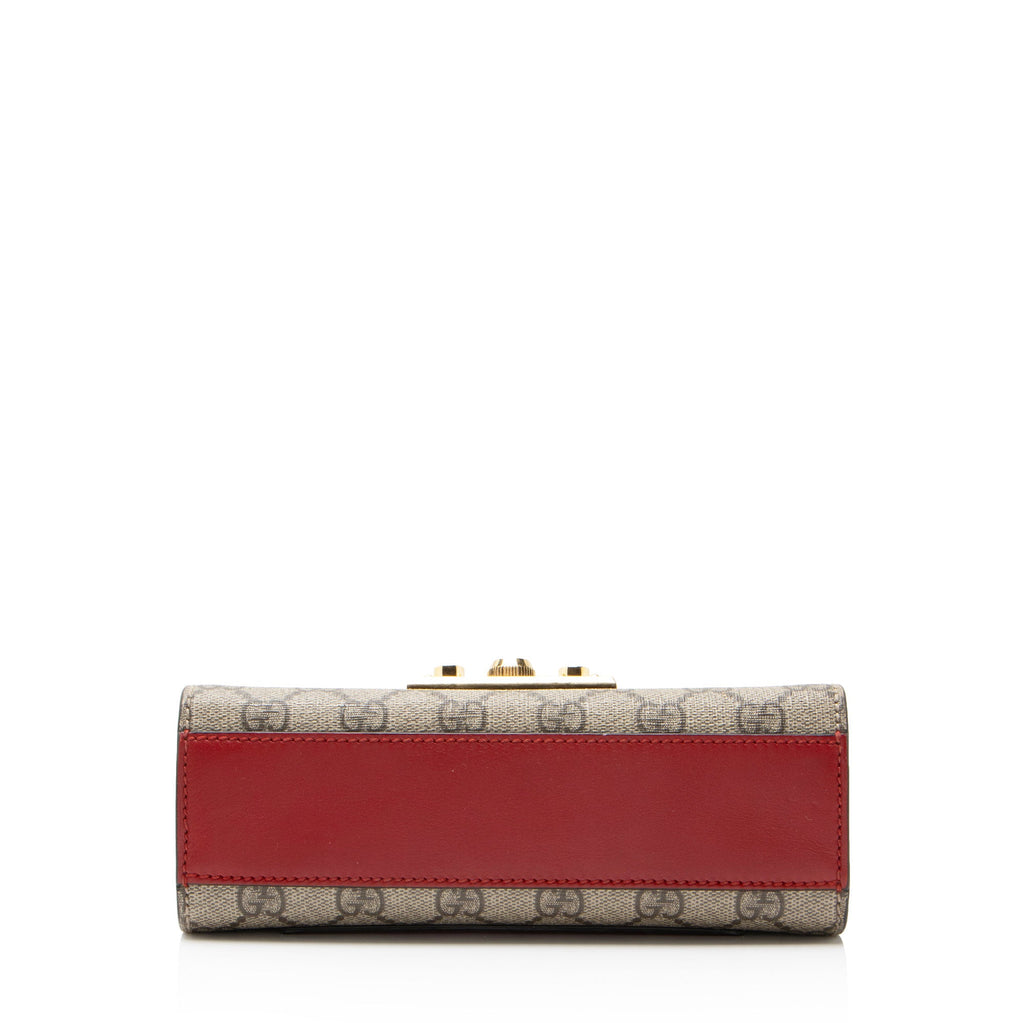 Gucci GG Supreme Padlock Small Shoulder Bag