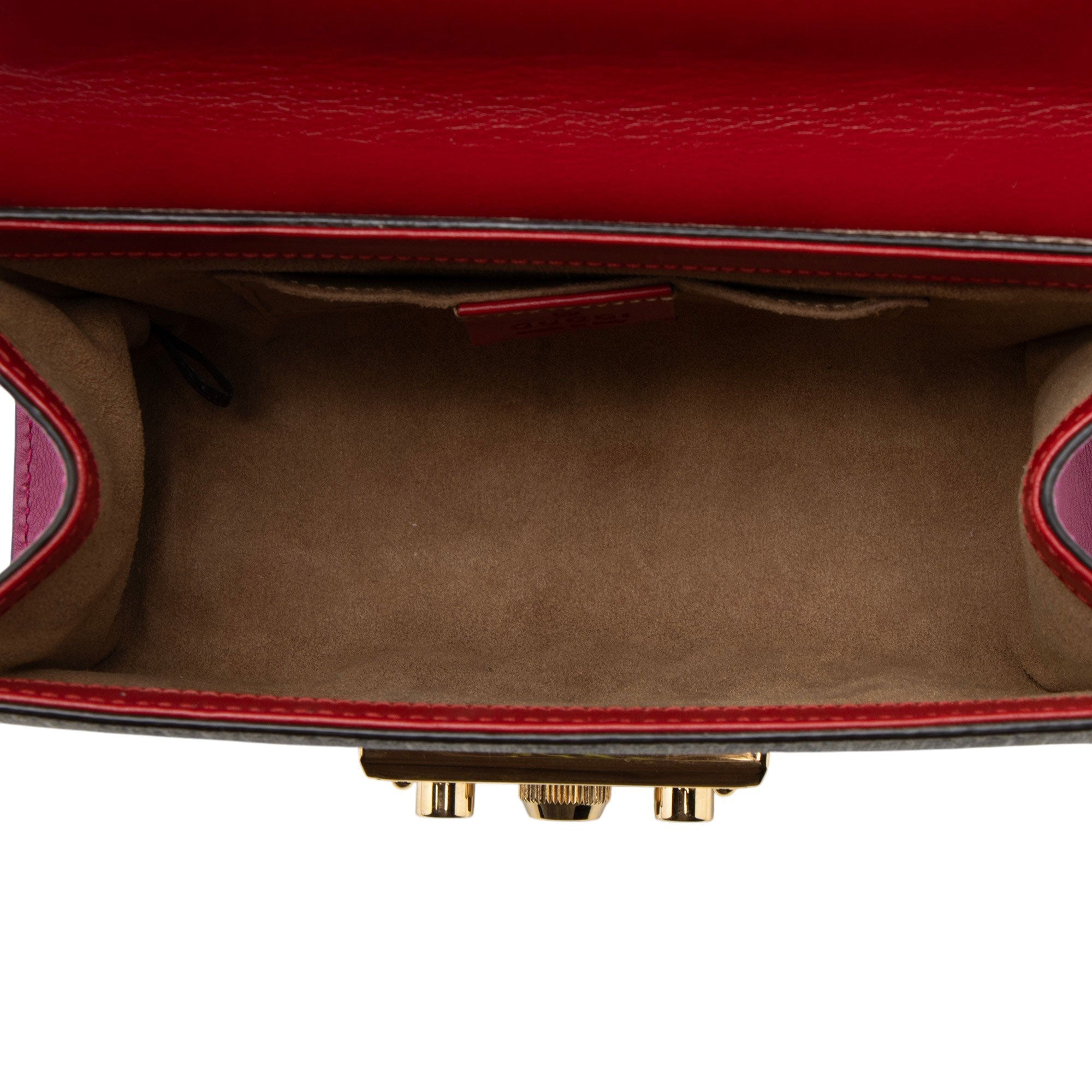 Gucci GG Supreme Padlock Small Shoulder Bag