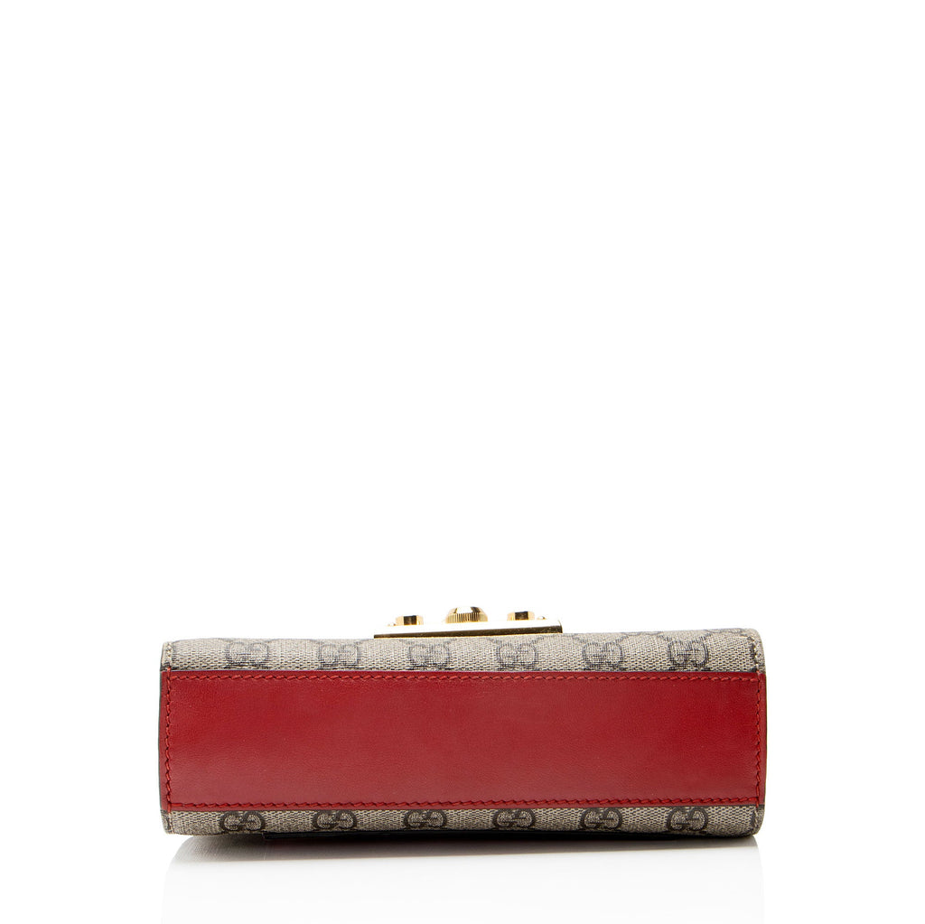 Gucci GG Supreme Padlock Small Shoulder Bag