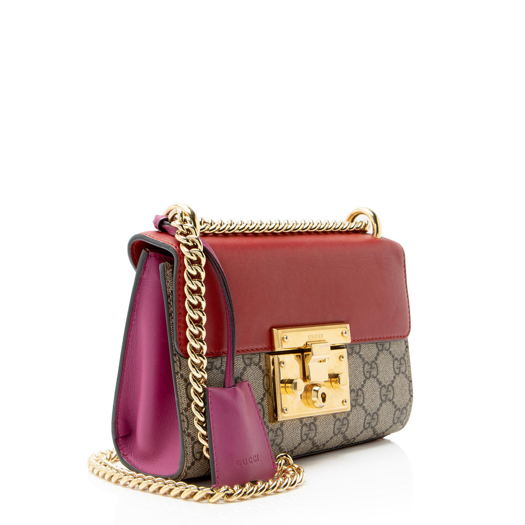 Gucci GG Supreme Padlock Small Shoulder Bag