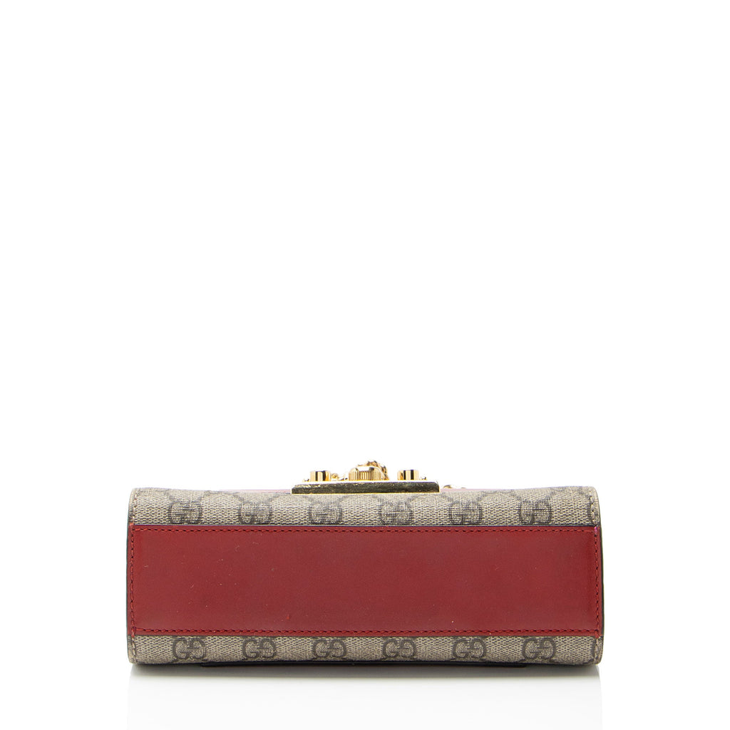 Gucci GG Supreme Padlock Small Shoulder Bag