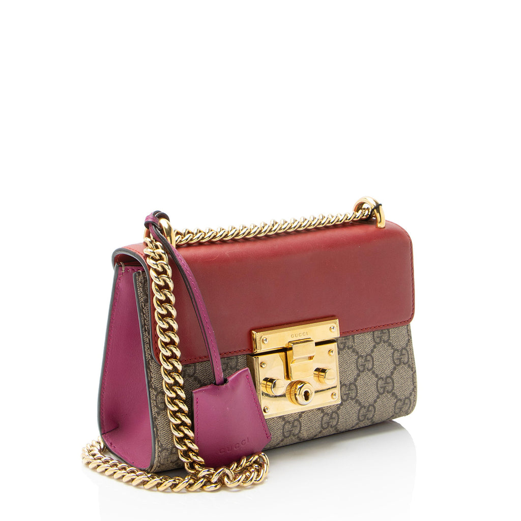 Gucci GG Supreme Padlock Small Shoulder Bag