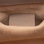 Gucci GG Supreme Pearl Stud Padlock Small Shoulder Bag