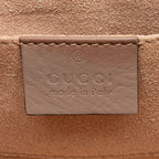 Gucci GG Supreme Pearl Stud Padlock Small Shoulder Bag