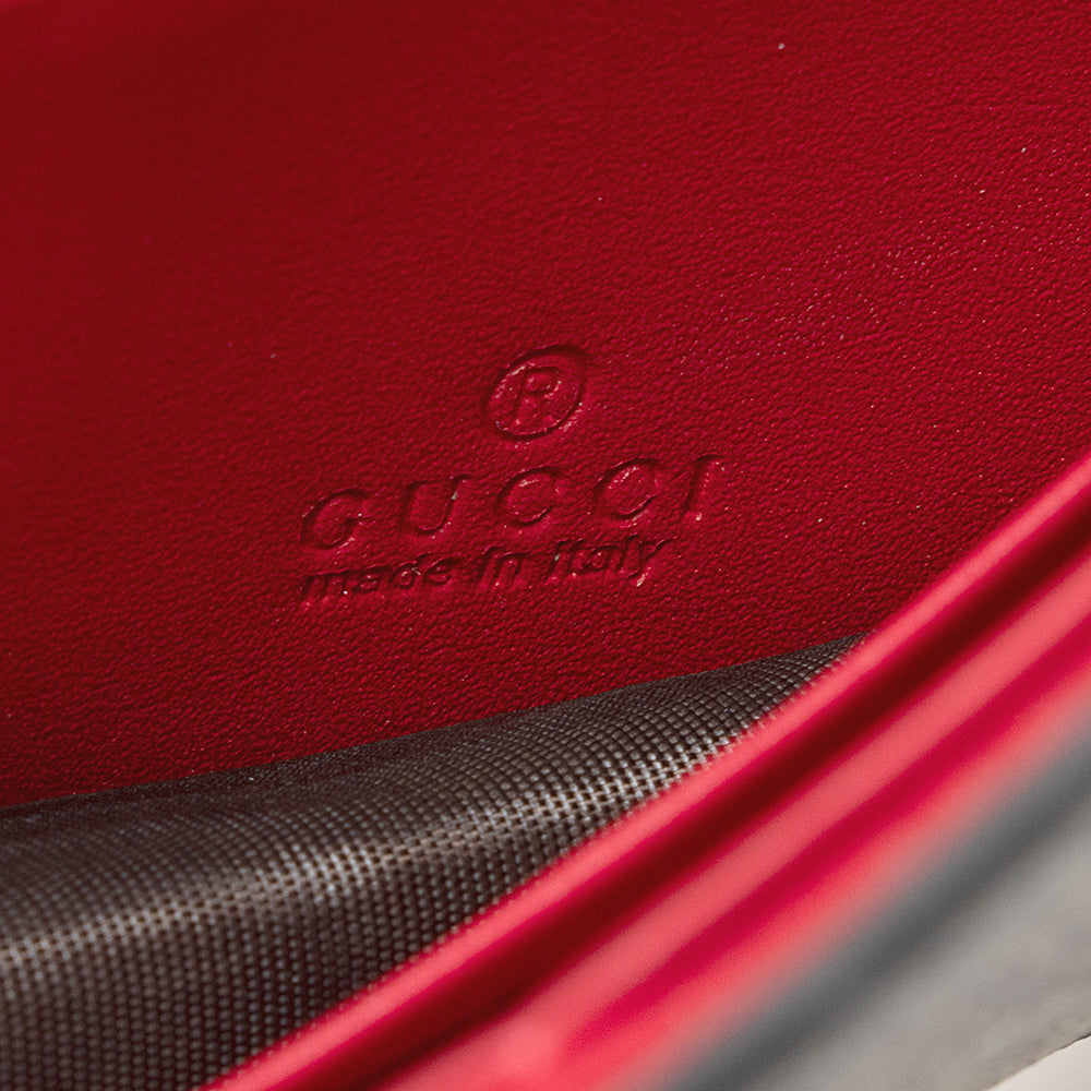 Gucci GG Supreme Peony Mini Wallet on Chain Bag (SHF-18447)