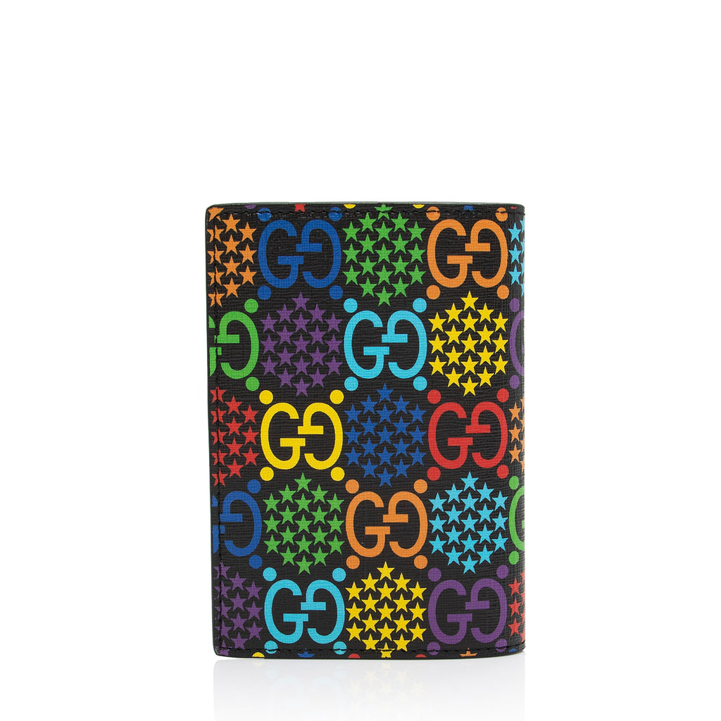 Gucci GG Supreme Psychedelic Passport Cover (SHF-v2I9tj)