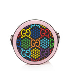 Gucci GG Supreme Psychedelic Round Shoulder Bag (SHF-l3hOoV)