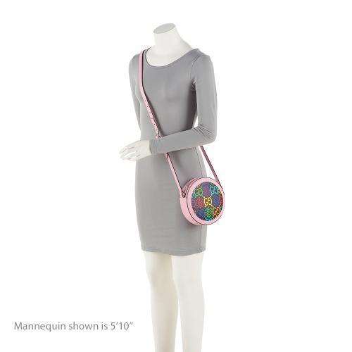 Gucci GG Supreme Psychedelic Round Shoulder Bag (SHF-l3hOoV)
