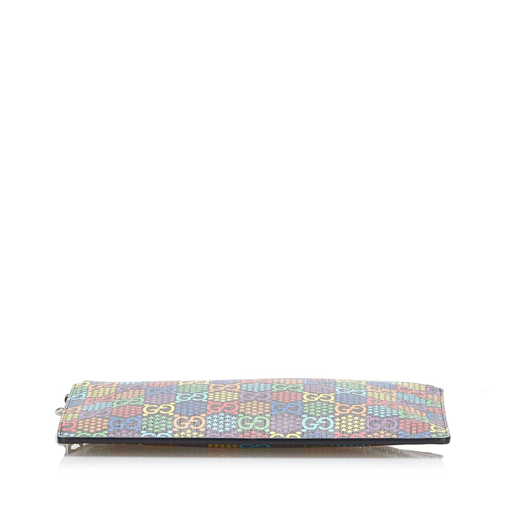 Gucci GG Supreme Psychedelic Zip Clutch (SHG-36980)