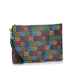 Gucci GG Supreme Psychedelic Zip Clutch (SHG-36980)
