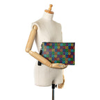 Gucci GG Supreme Psychedelic Zip Clutch (SHG-BbyHzE)