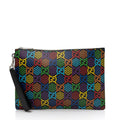 Gucci GG Supreme Psychedelic Zip Wristlet (SHF-tNF9lo)