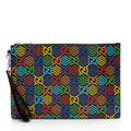 Gucci GG Supreme Psychedelic Zip Wristlet (SHF-10xPKj)