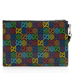 Gucci GG Supreme Psychedelic Zip Wristlet