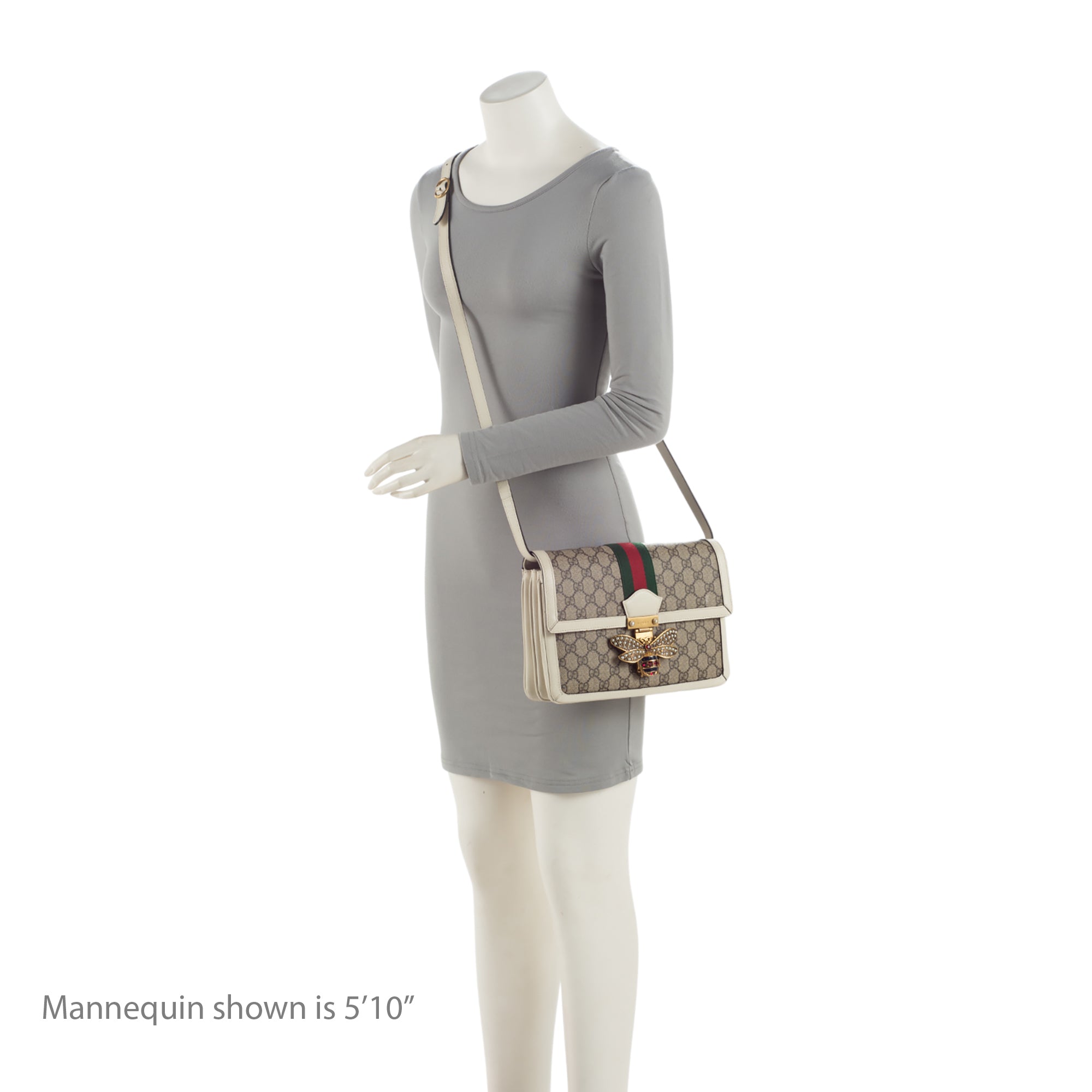Gucci GG Supreme Queen Margaret Medium Shoulder Bag (SHF-ru59Pg)