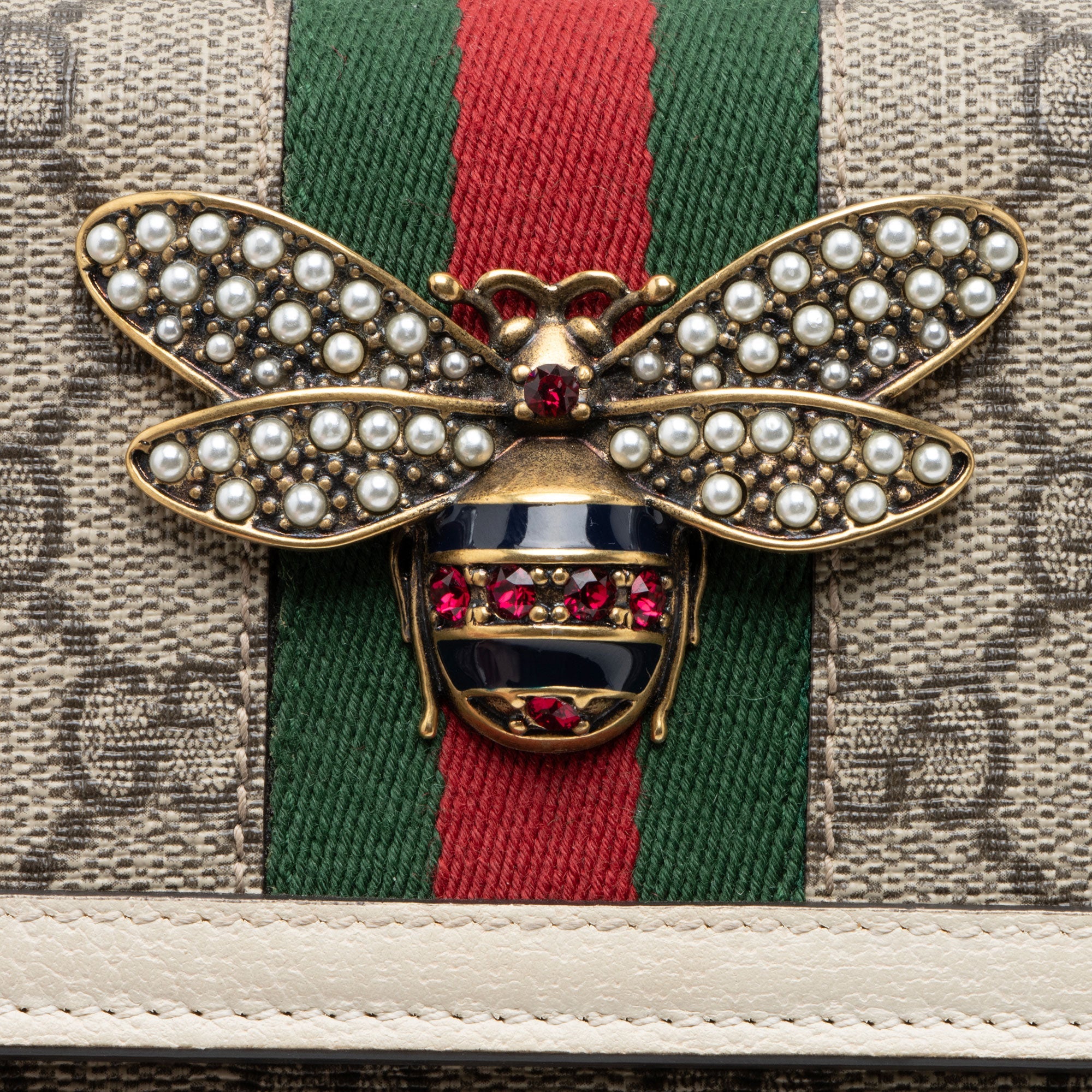 Gucci GG Supreme Queen Margaret Wallet on Chain