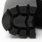 Gucci GG Supreme Quilted Calfskin Combat Boots - Size 8 / 38