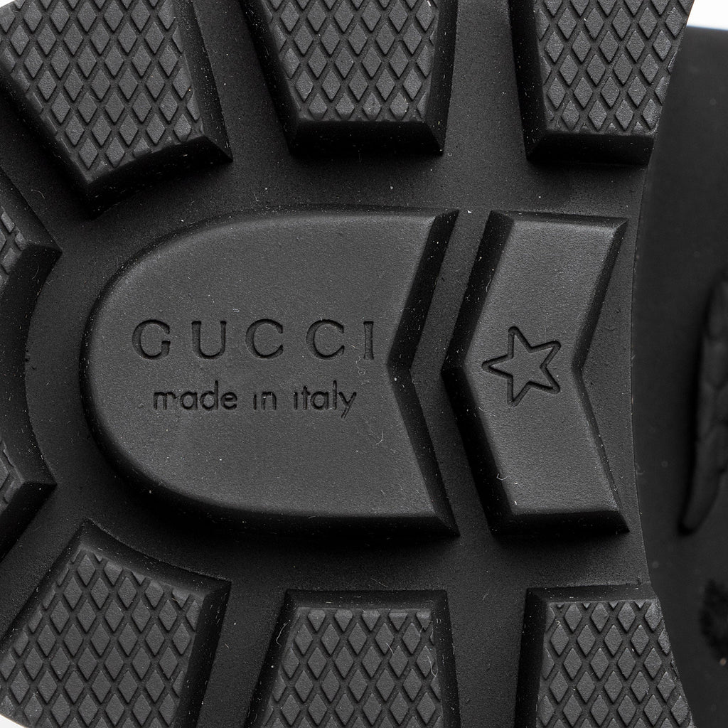 Gucci GG Supreme Quilted Calfskin Combat Boots - Size 9 / 39 (SHF-FX4r8v)