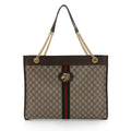 Gucci GG Supreme Rajah Large Tote (SHF-CkmY9Y)