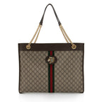 Gucci GG Supreme Rajah Large Tote (SHF-CkmY9Y)