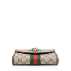 Gucci GG Supreme Rajah Slim Mini Flap Bag (SHF-mFDQig)