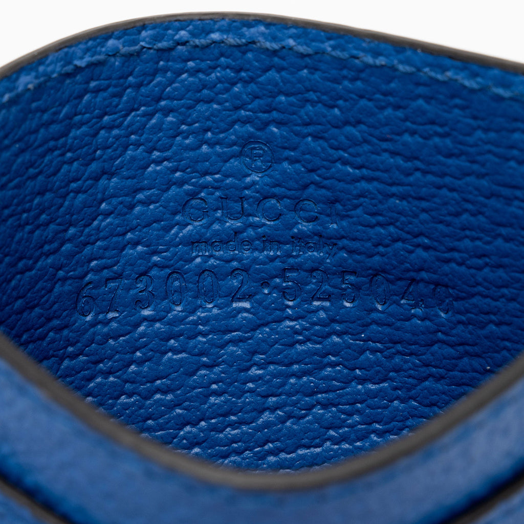 Gucci GG Supreme Rhombus Print Card Case (SHF-aduYXB)