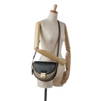 Gucci GG Supreme Saddle Padlock Crossbody Bag (SHG-BUWgu6)