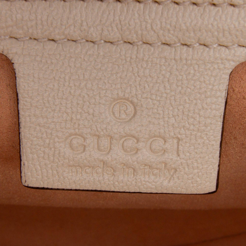 Gucci GG Supreme Saddle Padlock Crossbody