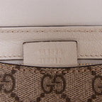 Gucci GG Supreme Saddle Padlock Crossbody