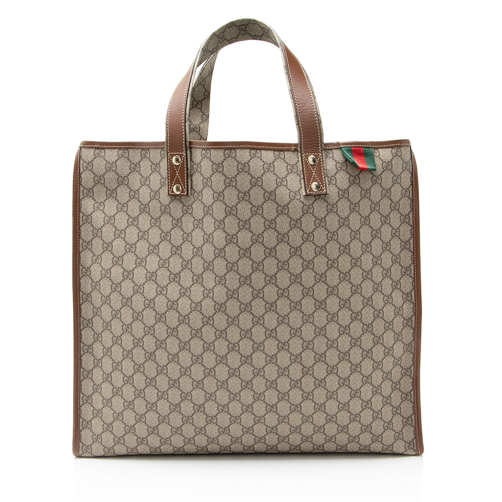 Gucci GG Supreme Signature Web Loop Large Tote