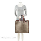 Gucci GG Supreme Signature Web Loop Large Tote
