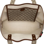 Gucci GG Supreme Signature Web Loop Medium Tote (SHF-J62D4H)