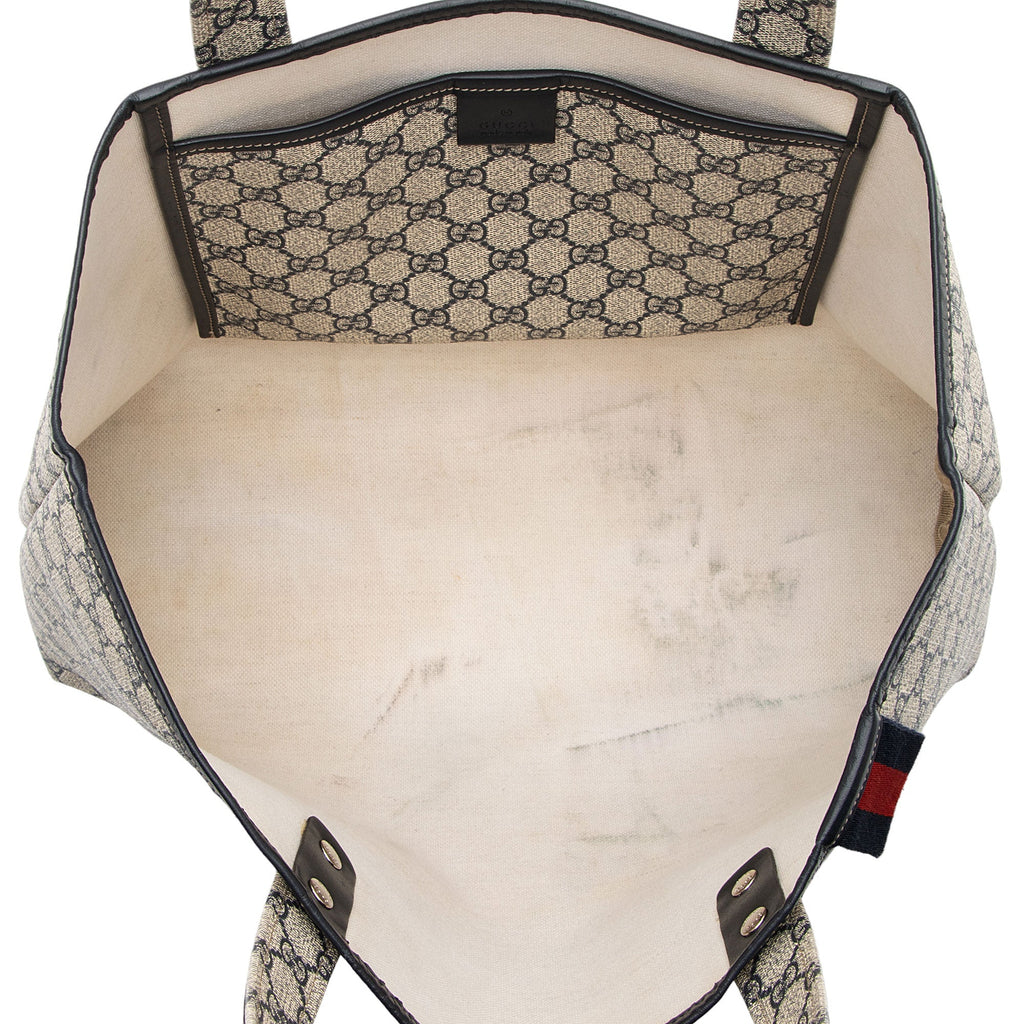Gucci GG Supreme Signature Web Loop Medium Tote (SHF-bwxRro)