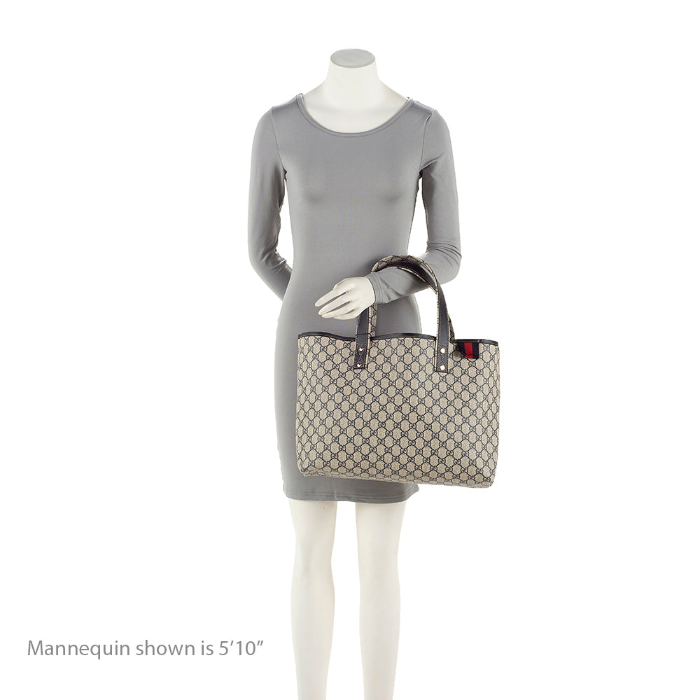 Gucci GG Supreme Signature Web Loop Medium Tote (SHF-bwxRro)