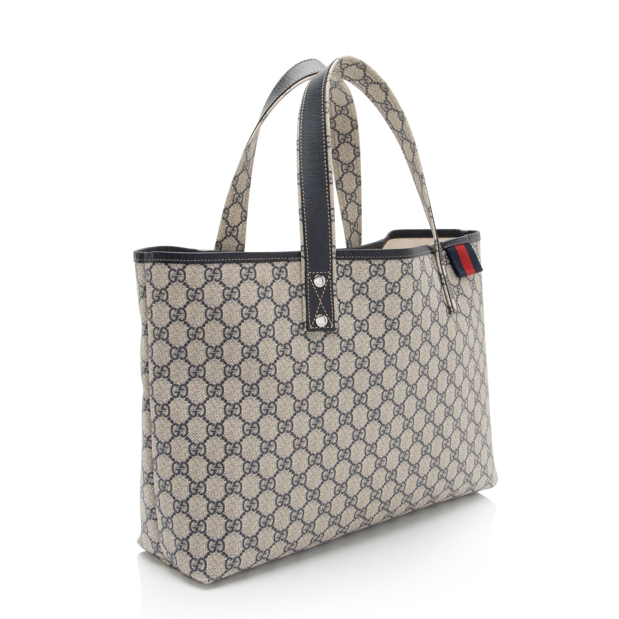 Gucci GG Supreme Signature Web Loop Medium Tote (SHF-bwxRro)