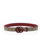 Gucci GG Supreme Slim Belt - Size 32 / 80 (SHF-pD0DBl)