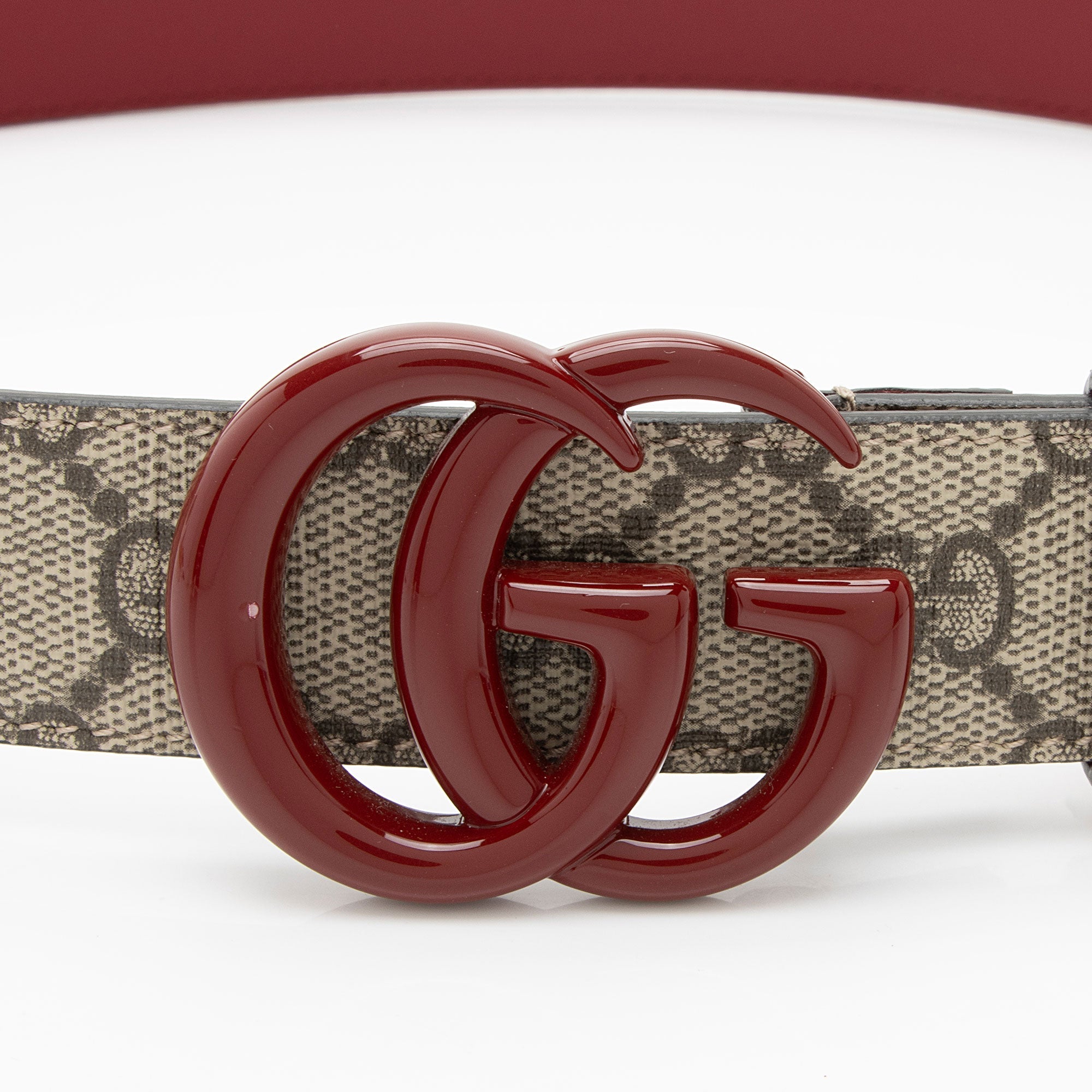 Gucci GG Supreme Slim Belt - Size 32 / 80 (SHF-fPY8kD)