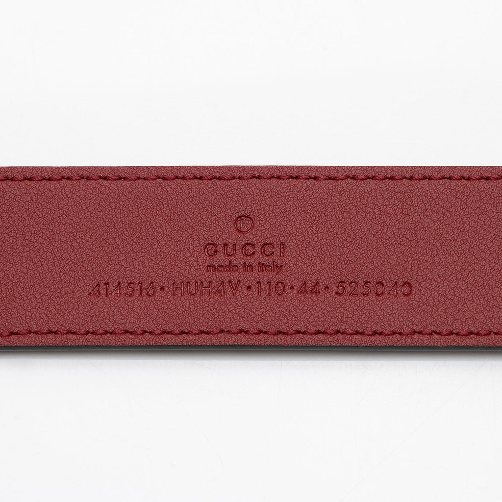 Gucci GG Supreme GG Marmont Slim Belt - Size 44 / 110 (SHF-CvMVZf)