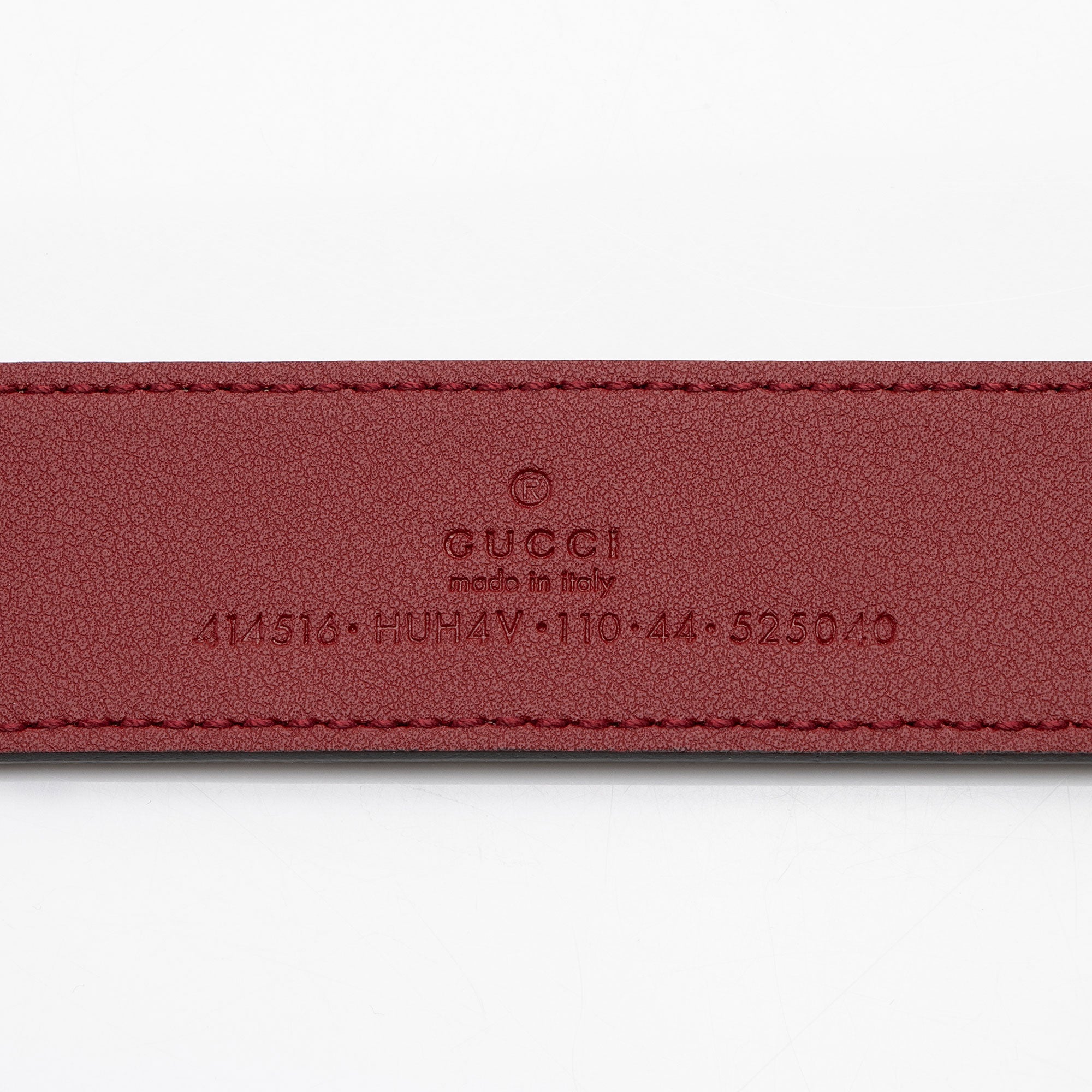 Gucci GG Supreme GG Marmont Slim Belt - Size 44 / 110 (SHF-CvMVZf)