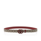 Gucci GG Supreme GG Marmont Slim Belt - Size 44 / 110 (SHF-CvMVZf)