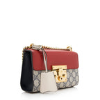 Gucci GG Supreme Small Padlock Shoulder Bag (SHF-21315)