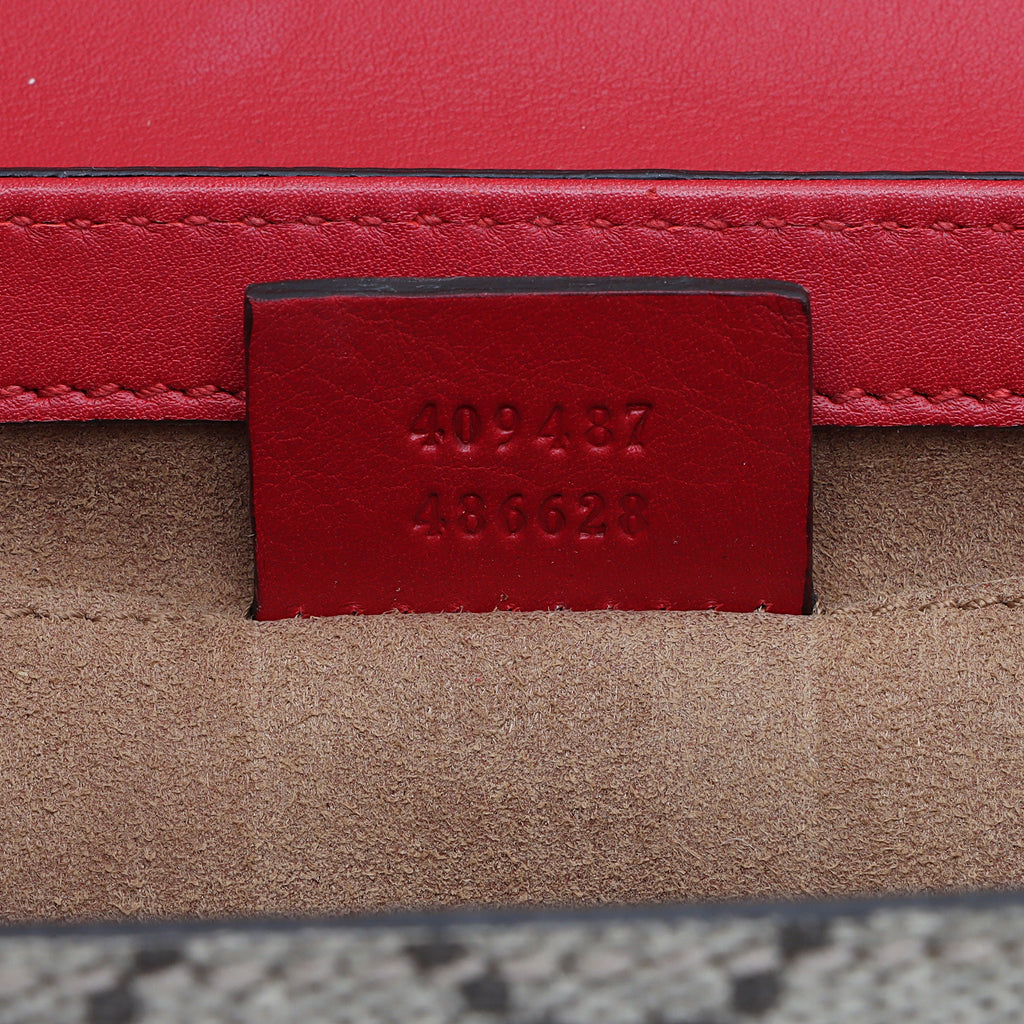 Gucci GG Supreme Small Padlock Shoulder Bag (SHF-121XFL)