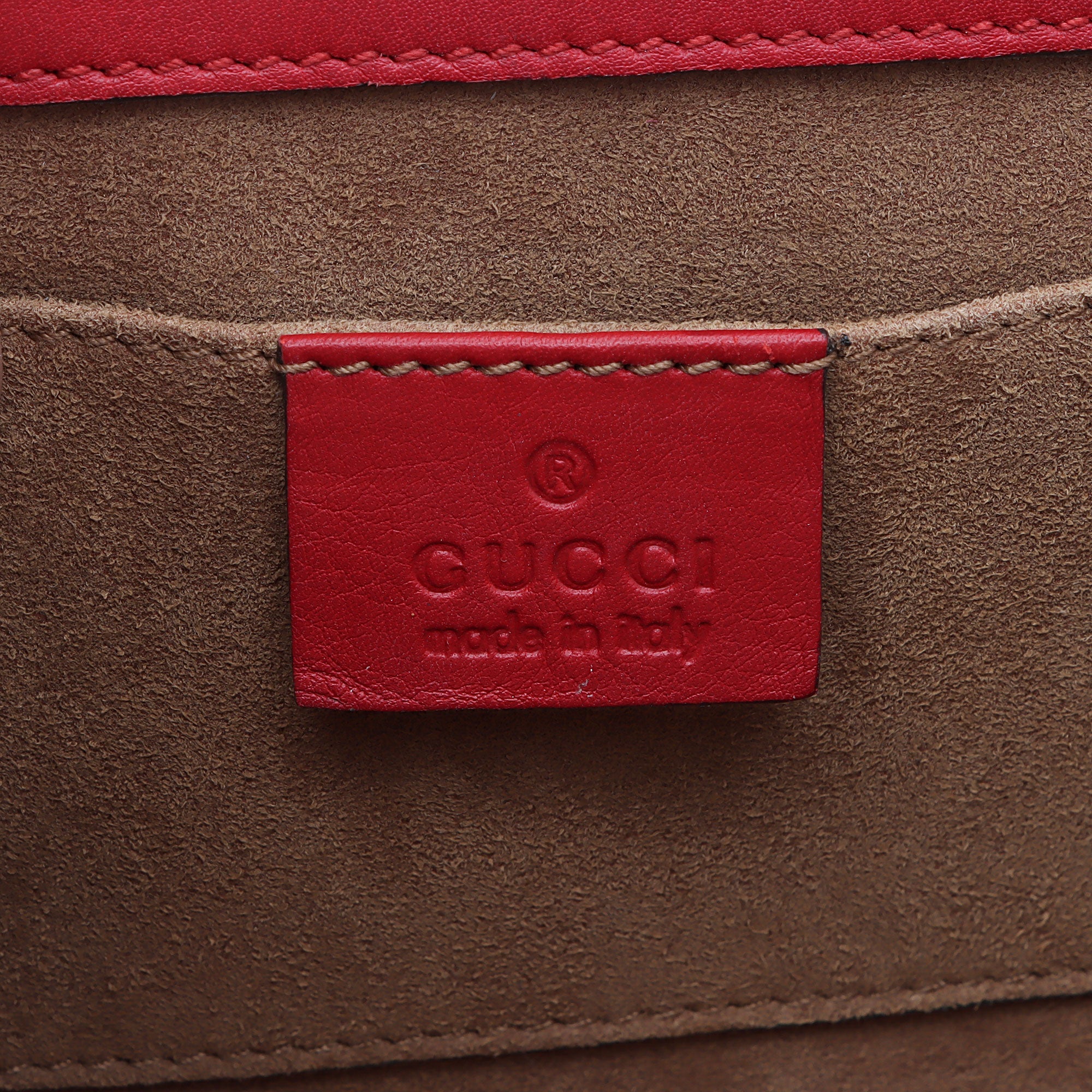 Gucci GG Supreme Small Padlock Shoulder Bag (SHF-121XFL)